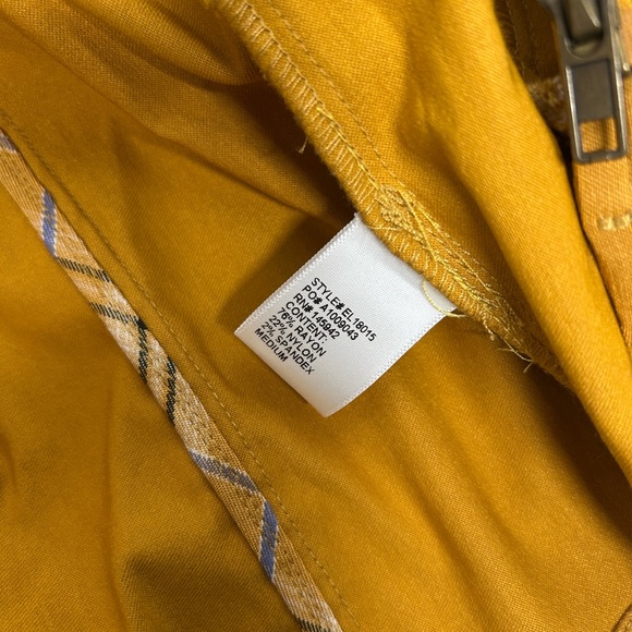 Women's Mustard Jacket Eden Society, yellow size medium - Picture 7 of 10